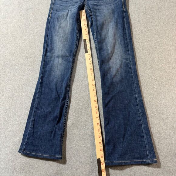 Daytrip Jeans Womens 24 R Blue Bootcut Lynx Solid Washed Mid Rise Medium Wash - Picture 5 of 12